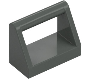 LEGO Dark Gray Tile 1 x 2 with Handle (2432)