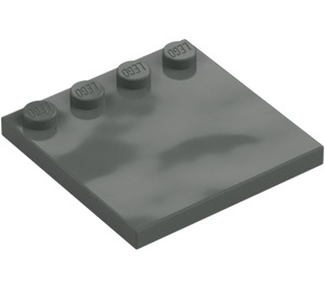 LEGO Dark Gray Tile 4 x 4 with Studs on Edge (6179)