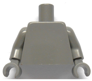 LEGO Dark Gray Torso with Arms and Hands (73403 / 76382)