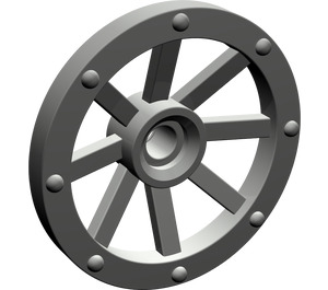 LEGO Dark Gray Wagon Wheel Ø27 Small (2470)
