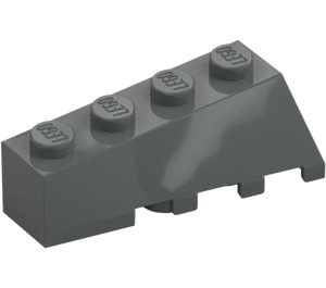 LEGO Gris oscuro Cuña 2 x 4 Sloped Izquierda (43721)