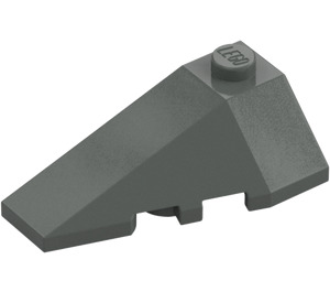 LEGO Dark Gray Wedge 2 x 4 Triple Left (43710)