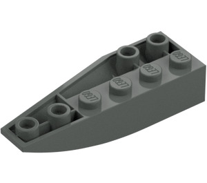 LEGO Dark Gray Wedge 2 x 6 Double Inverted Right (41764)