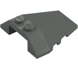 LEGO Dark Gray Wedge 4 x 4 Triple with Stud Notches (48933)