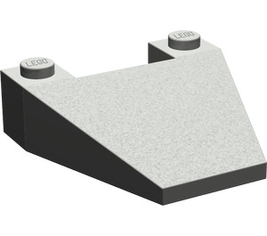 LEGO Dark Gray Wedge 4 x 4 without Stud Notches (4858)