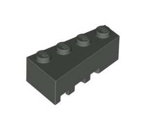LEGO Dark Gray Wedge Brick 2 x 4 Right (41767)