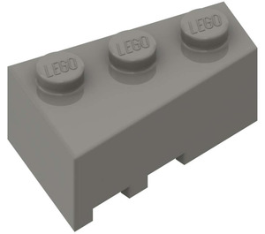 LEGO Grigio scuro Cuneo Mattoncino 3 x 2 Destra (6564)