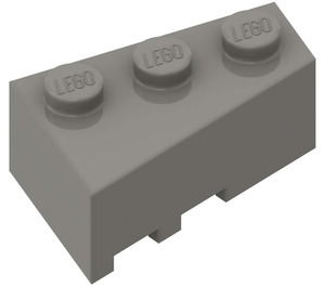 LEGO Dark Gray Wedge Brick 3 x 2 Right (6564)