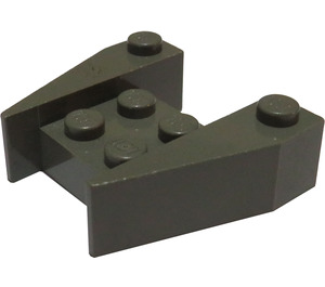 LEGO Dark Gray Wedge Brick 3 x 4 with Stud Notches (50373)