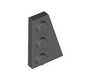 LEGO Dark Gray Wedge Plate 2 x 3 Wing Right  (43722)