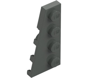 LEGO Dark Gray Wedge Plate 2 x 4 Wing Left (41770)