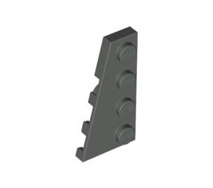 LEGO Dark Gray Wedge Plate 2 x 4 Wing Left (41770)
