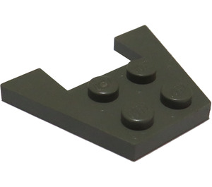 LEGO Dunkelgrau Keil Platte 3 x 4 ohne Noppenkerben (4859)