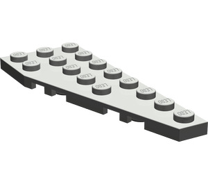 LEGO Dark Gray Wedge Plate 3 x 8 Wing Right (50304)