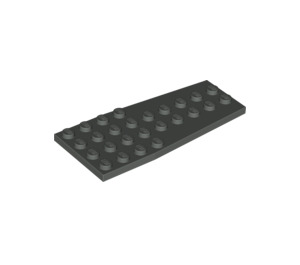 LEGO Gris foncé Coin assiette 4 x 9 Aile sans encoches pour tenons (2413)