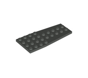 LEGO Dark Gray Wedge Plate 4 x 9 Wing without Stud Notches (2413)