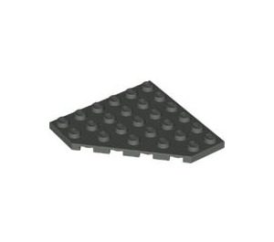 LEGO Donkergrijs Wig Plaat 6 x 6 Hoek (6106)