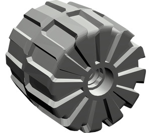 LEGO Dark Gray Wheel Hard-Plastic Medium (2593)