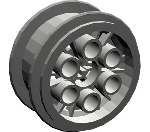 LEGO Dark Gray Wheel Rim Ø20 x 30 (6582)