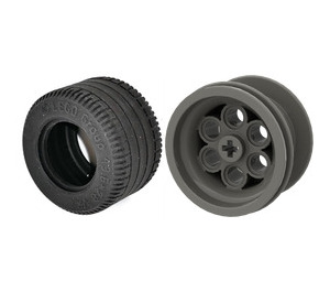 LEGO Dark Gray Wheel with Tyre