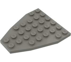 LEGO Mørkegrå Vinge 7 x 6 uden Knops Hakker (2625)