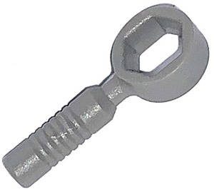 LEGO Grigio scuro Wrench con chiuso Estremità con maniglia a 6 nervature