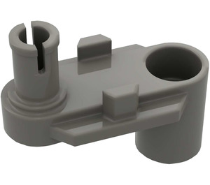 LEGO Dark Gray Znap Connector Offset Holes (32207)