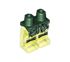 LEGO Dark Green Airjitzu Morro Minifigure Hips and Legs (3815 / 23888)