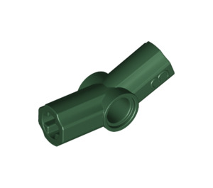 LEGO Donkergroen Angle Connector #3 (157.5º) (32016 / 42128)
