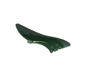 LEGO Dark Green Animal Wing Right (98089)