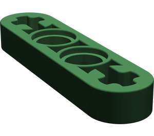 LEGO Dark Green Beam 4 x 0.5 Thin with Axle Holes (32449 / 63782)
