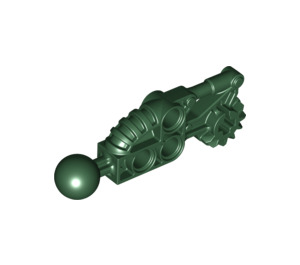 LEGO Dark Green Beam with Z12 Ball Ø10.2 (50921)