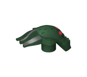 LEGO Dark Green Bionicle Barraki Ehlek Head (60274)