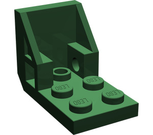LEGO Dark Green Bracket 2 x 3 - 2 x 2 (4598)