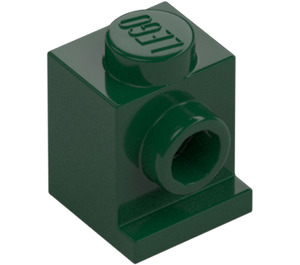 LEGO Dark Green Brick 1 x 1 with Headlight (4070 / 30069)