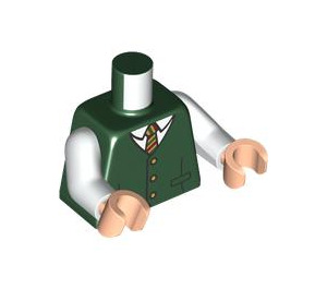 LEGO Donkergroen BTS V Minifiguur Torso (973 / 76382)