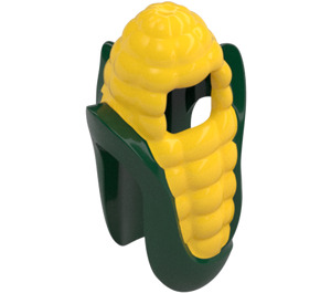 LEGO Tmavě zelená Corn Cob Kostým s Žlutá Kernels (29575 / 72345)