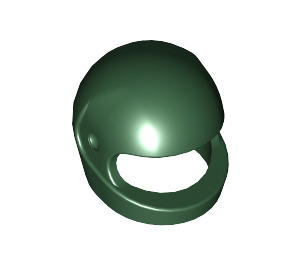 LEGO Dark Green Crash Helmet (2446 / 30124)