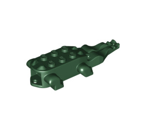 LEGO Dark Green Crocodile Body (6026)