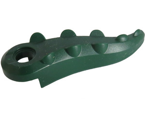 LEGO Dark Green Crocodile Tail (18906)