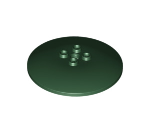 LEGO Dark Green Dish 6 x 6 (Hollow Studs) (44375 / 45729)