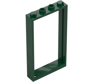 LEGO Dark Green Door Frame 1 x 4 x 6 (Single Sided) (40289 / 60596)