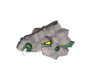 LEGO Dark Green Dragon Head (61639)