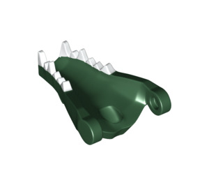 LEGO Dark Green Dragon Head Lower Jaw (59227 / 62446)