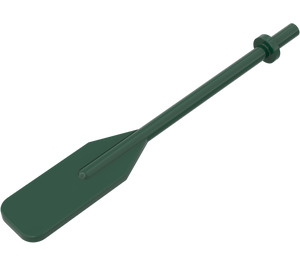 LEGO Dark Green Fabuland Oar with Bar Handle (4794)