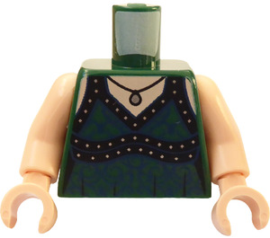 LEGO Dark Green Ginny Weasley Minifig Torso (973)