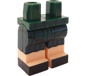 LEGO Verde scuro Ginny Weasley Minifigure Fianchi e gambe (3815)