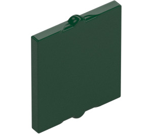 LEGO Dark Green Glass for Window 1 x 2 x 2 (35315 / 86209)