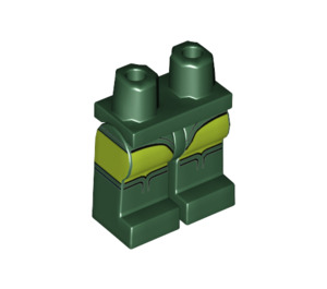 LEGO Dunkelgrün Green Pfeil Minifigure Hüften und Beine (3815 / 36226)