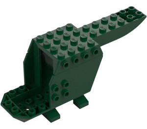 LEGO Vert Foncé Hélicoptère 4 x 14 x 5 (65096)